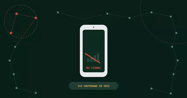 Статистика отключений интернета 2026